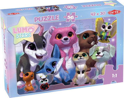 Tactic Lumo Stars Puzzle Copains - 56 pièces