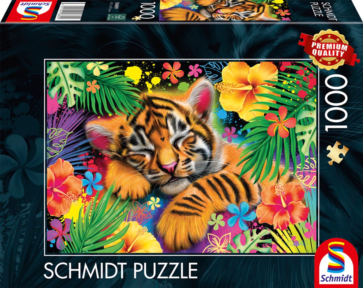 Schmidt - puzzle - bébé tigre - 1000 pièces - adultes - à partir de 12 ans