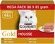 Mousse d'or gourmande - nourriture humide pour chat - lapin boeuf veau agneau - 96 x 85 g