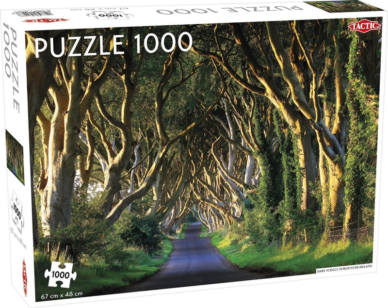 Puzzle tactique haies sombres en Irlande du Nord 1000 pièces