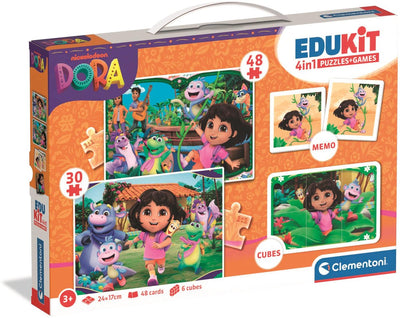Jeu edukit 4 en 1 dora l'exploratrice