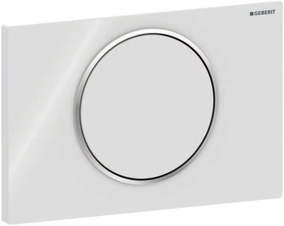 Panneau de commande Geberit sigma 10 - blanc brillant