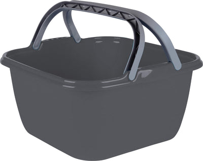 Bo-camp - lave-vaisselle de camping - carré - 13 litres - gris
