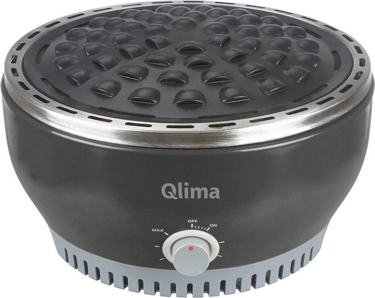 Charbons de barbecue Qlima njoy 1107 pour l'intérieur et l'extérieur