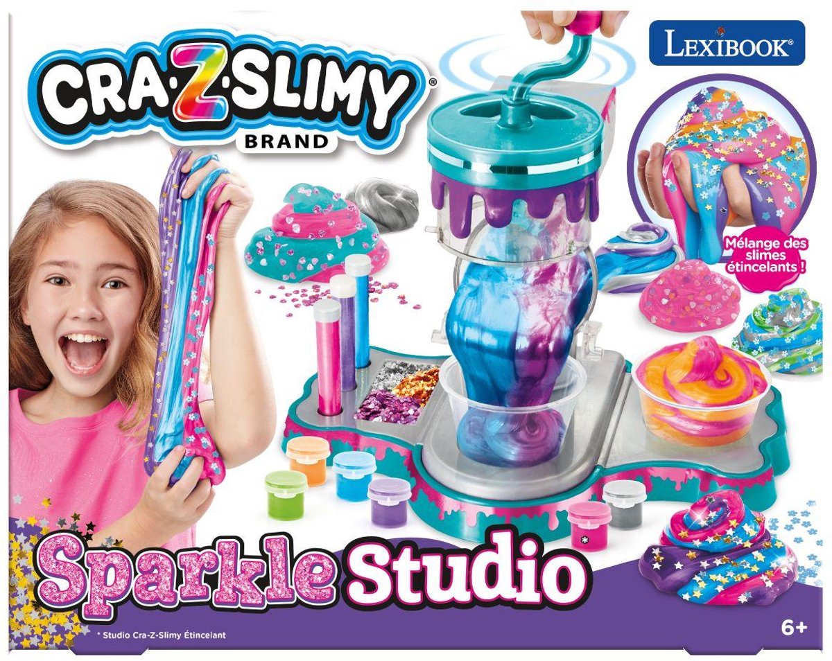 Lexibook cra-z-slimy studio de paillettes