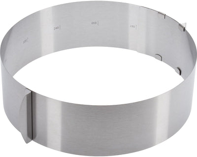 Cercle à gâteau Westmark, extra haut, ø 16-30 cm variable, acier inoxydable, argent, 31312260