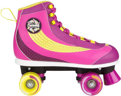 Patins à roulettes Nijdam - sugar babe - rose jaune - taille 35
