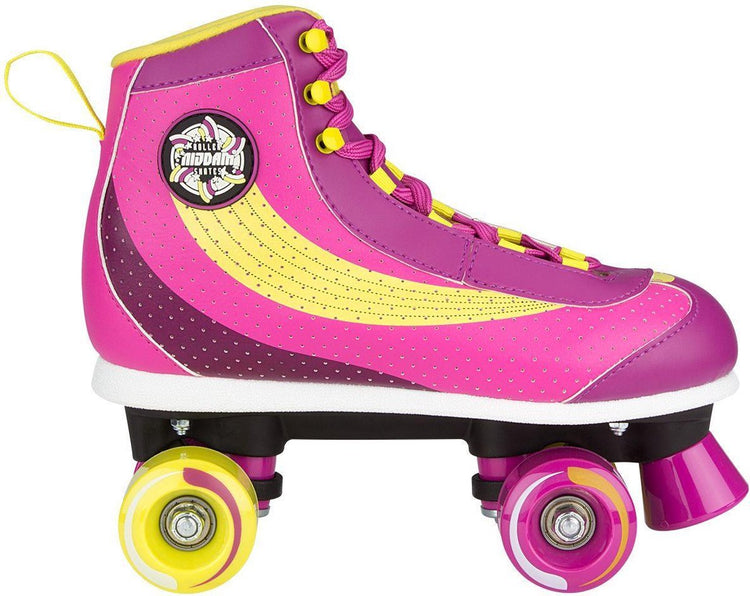 Patins à roulettes Nijdam - sugar babe - rose jaune - taille 39