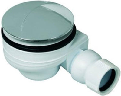 Bonde de receveur de douche Sanit complète pour receveur de douche avec trou 90mm chromé