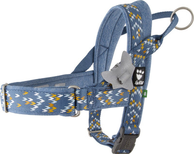 Hurtta razzle dazzle h-harnais myrtille, 55-65 cm