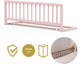 Barrière de lit en bois Geuther - barrière de lit - lissi - barrière de sécurité - 110x38cm - rose