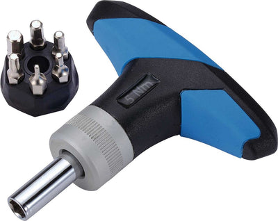 Clé dynamométrique Bbb cycling 5nm – clé dynamométrique avec 5 clés allen et 1 torx – torquefix - btl-119