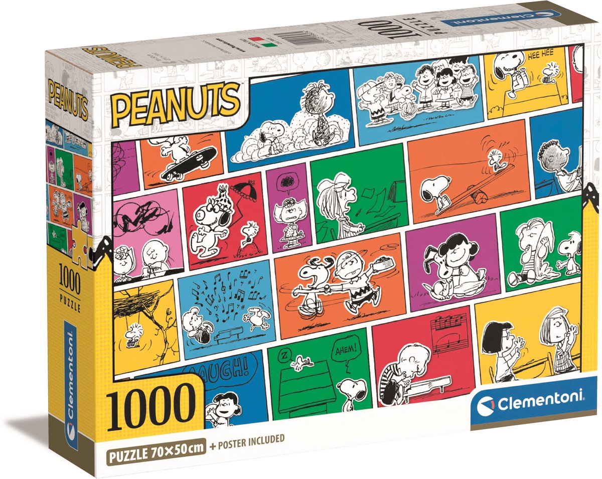Clementoni Jigsaw Puzzle Peanuts Snoopy, 1000st.