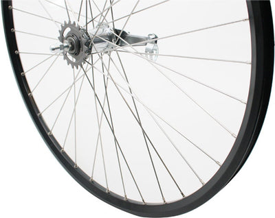 Roue arrière Roland 28 RN ZAC2000 en acier inoxydable noir SPK