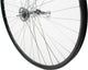 Roue arrière Roland 28 RN ZAC2000 en acier inoxydable noir SPK