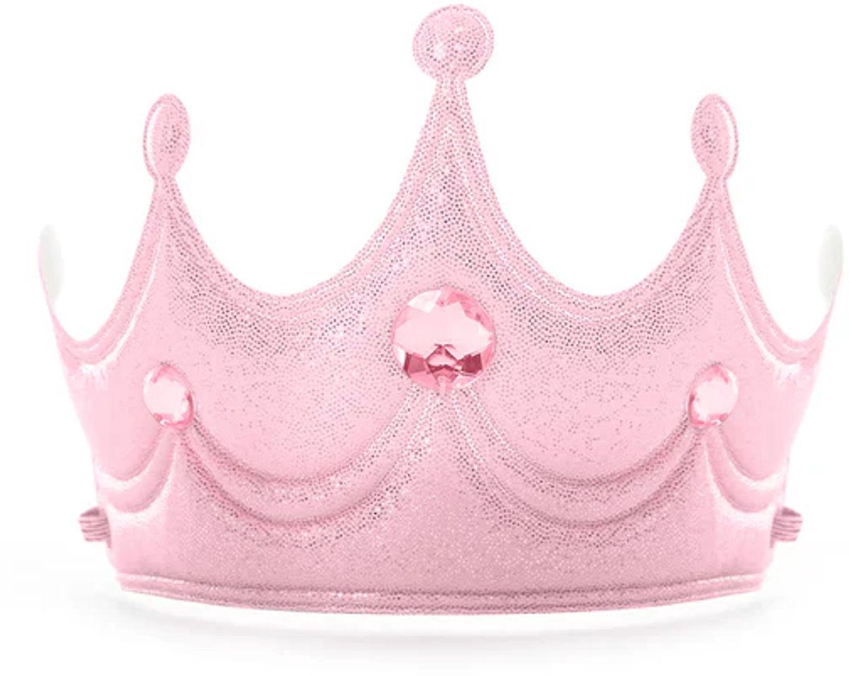 Petites aventures - couronne de princesse rose - couronne enfant toute douce