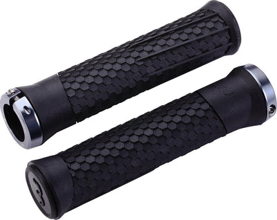 Bbb poignées de vélo vélo python - poignées de vélo avec adhérence maximale - noir - longueur 142 mm - bhg-95