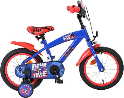 Vélo enfant Volare Sonic Prime - garçons - 14 pouces - bleu rouge