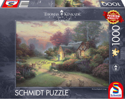 Schmidt puzzle 1000pcs esprit, le bon berger - puzzle - thomas kinkade