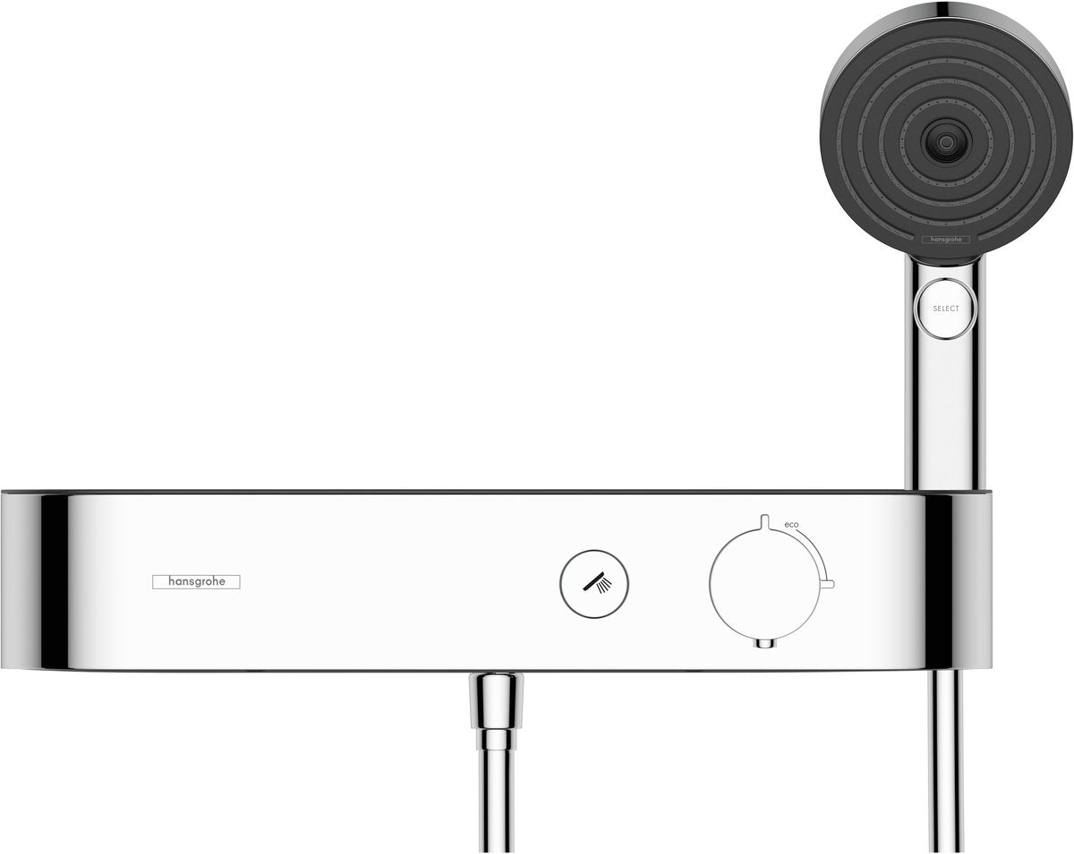 Hansgrohe tablette de douche select 400 thermostatique de douche en saillie chromé