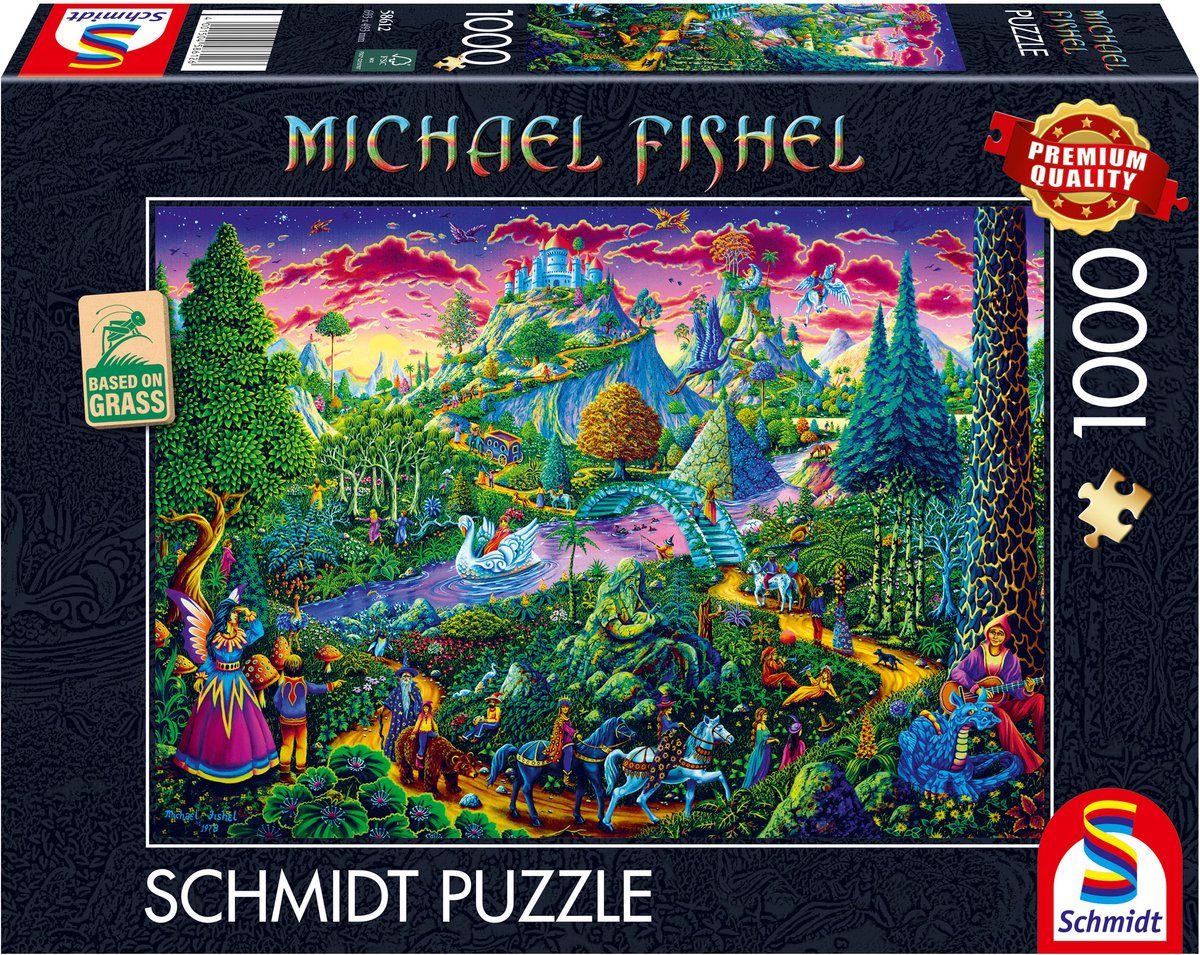 Schmidt - puzzle - Monde fantastique des contes de fées - Michael Fischel - 1000 pièces - Adultes - à partir de 12 ans