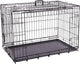 Caisse pour chien Flamingo l – cage pliable pour chien en fil de fer noir – 93x59x62,5 cm – cage pour chien nyo noir