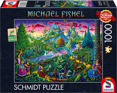 Schmidt - puzzle - Monde fantastique des contes de fées - Michael Fischel - 1000 pièces - Adultes - à partir de 12 ans