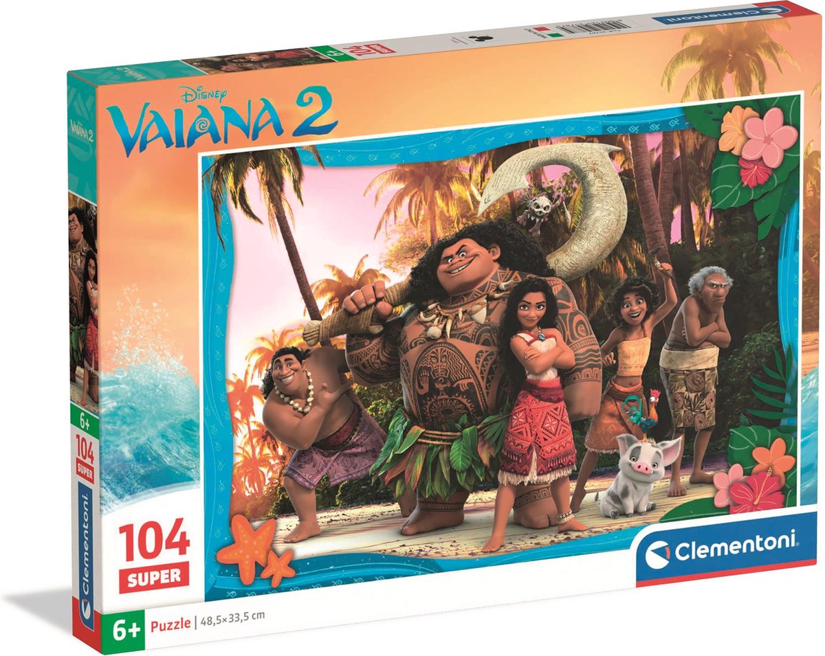 Clementoni - puzzle - 104 pièces - Nouveau film de Noël Disney - puzzle enfant - à partir de 6 ans