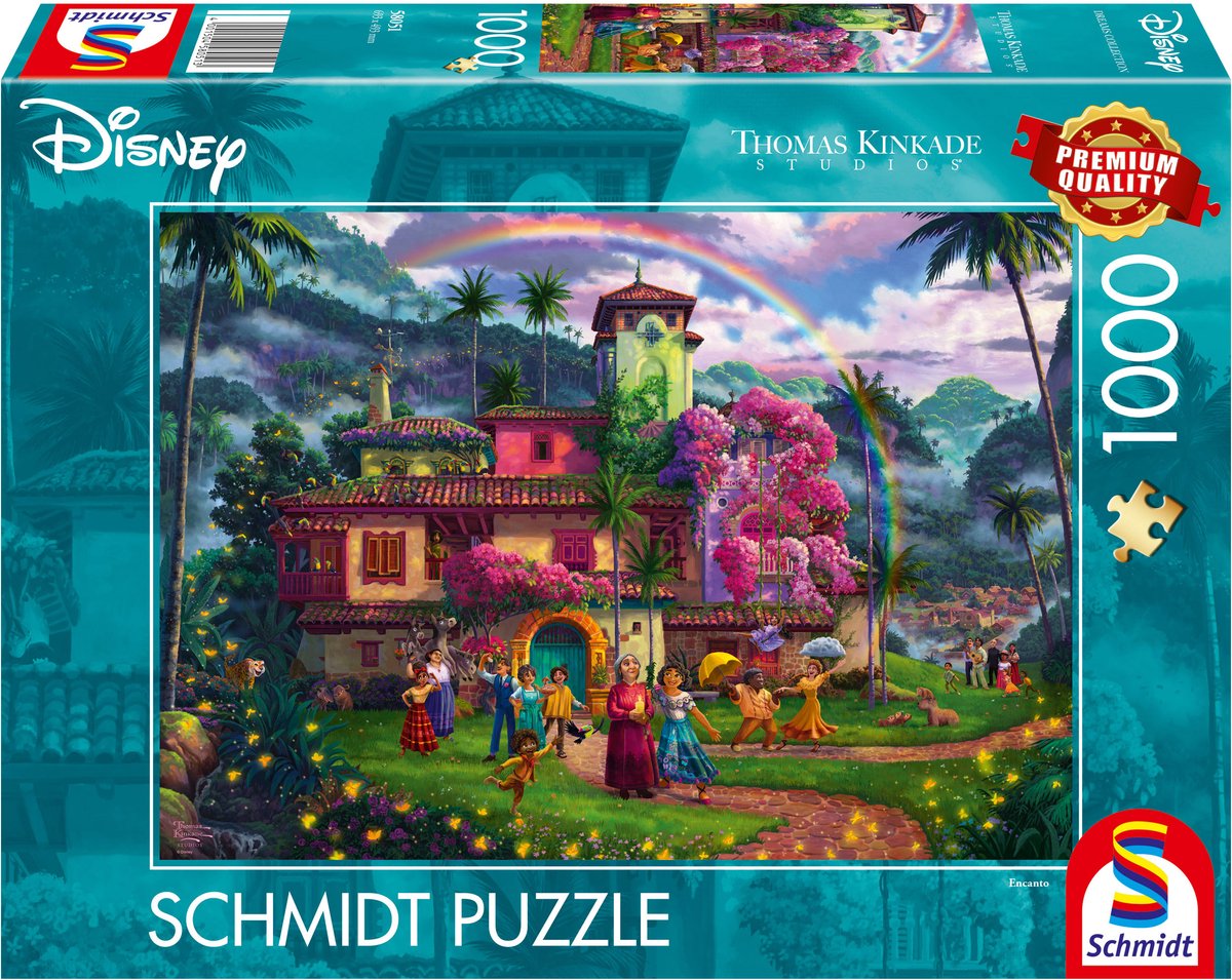 Pièce de Schmidt - Thomas Kinkade Studios - Disney Encanto, 1000 pièces