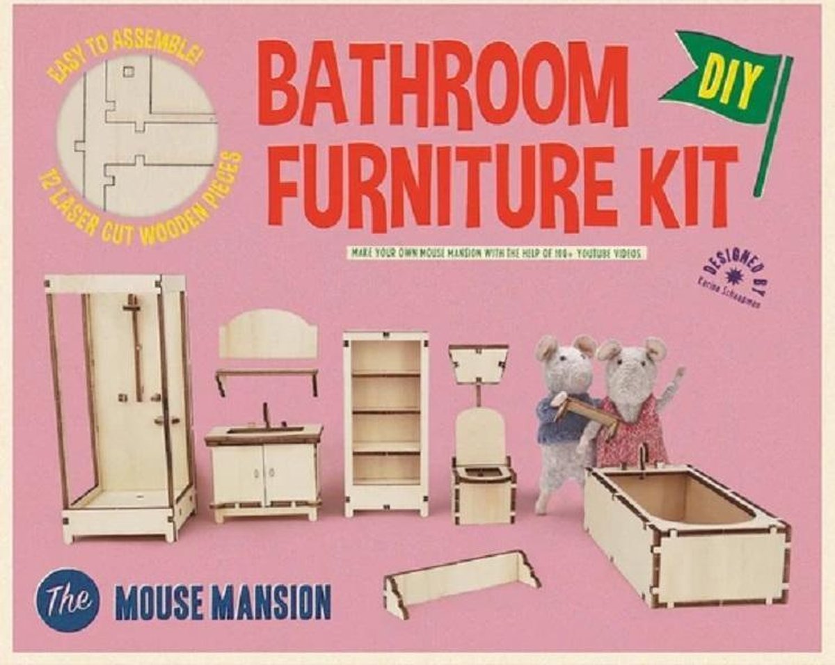Kit mobilier La maison des souris - salle de bain