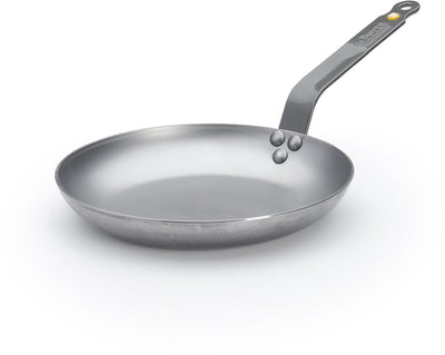 Poêle à omelette Debuyer de Buyer Mineral B 24 cm - Poêle en tôle d'acier - Sans PFA - Compatible induction - Fabriquée en France