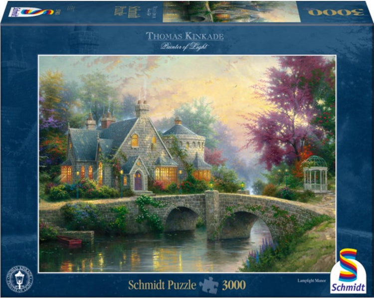 Schmidt - puzzle - ambiance soirée - Thomas Kinkade - 3000 pièces - adultes - à partir de 14 ans