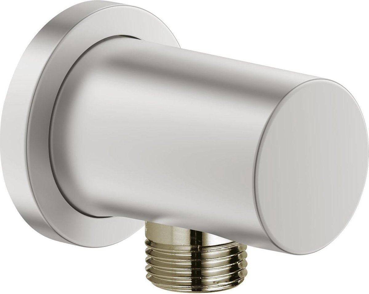 Raccord de douche à effet pluie Grohe, coude rond