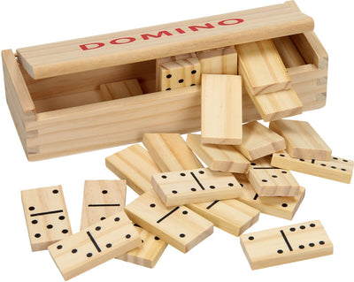 Domino en bois naturel