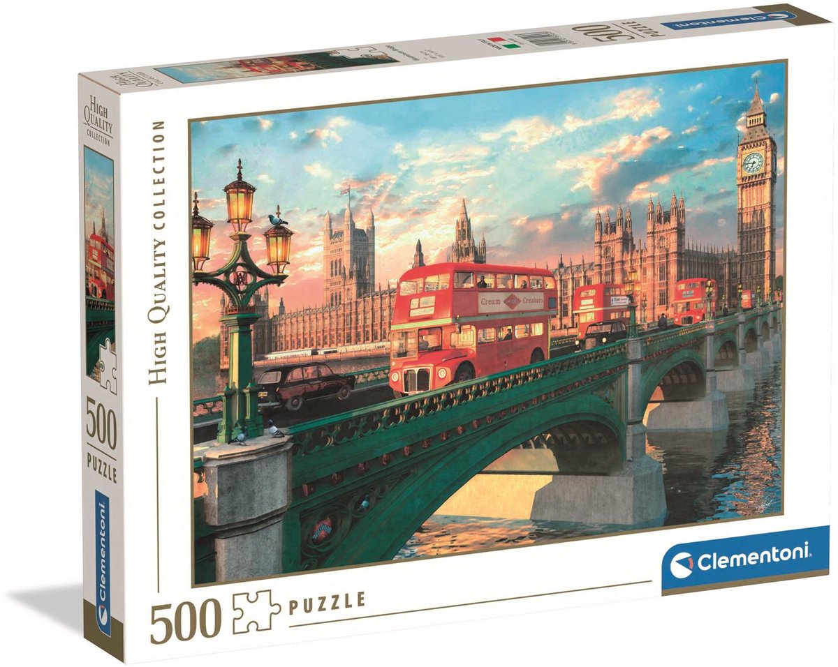 Clementoni Jigsaw Puzzle London Bridge, 500e.