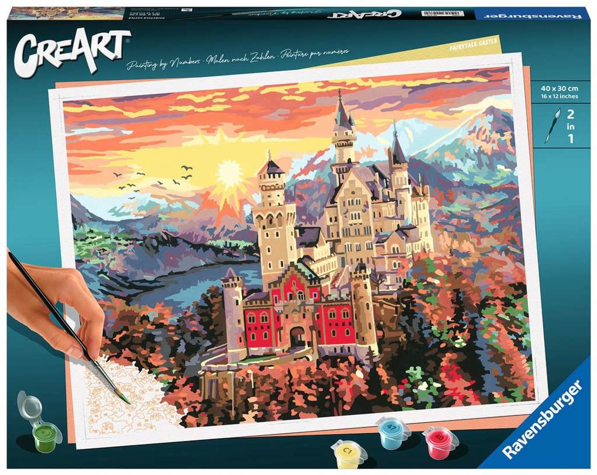 Ravensburger Creart peinture au numéro de château de fées