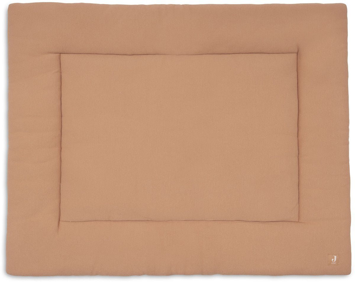 Jollein couverture de parc bébé - 75x95cm - petite gaufre - sable terra clair