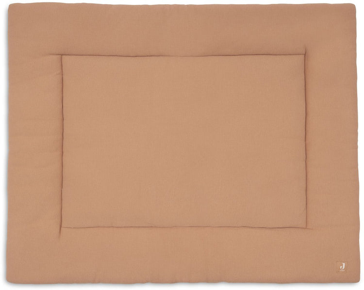 Jollein couverture de parc bébé - 75x95cm - petite gaufre - sable terra clair