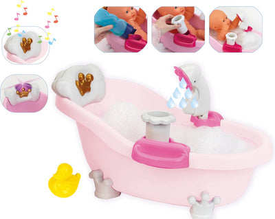 Klein Toys Baby Coralie Jouet de bain pour poupée - incl. accessoires - incl. lumière - incl. son - rose
