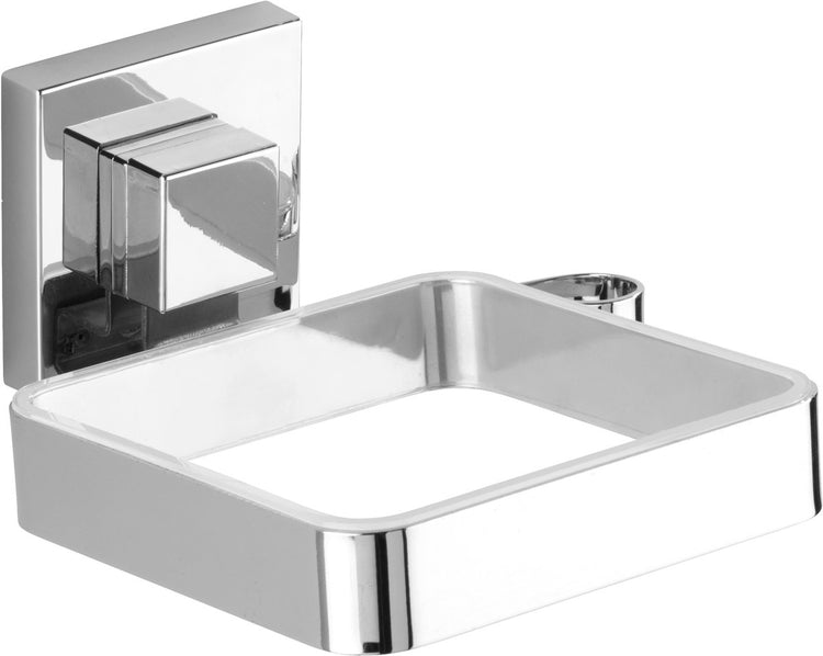 Wenko support pour sèche-cheveux Vacuum-loc 14 x 7,5 cm acier inoxydable argent