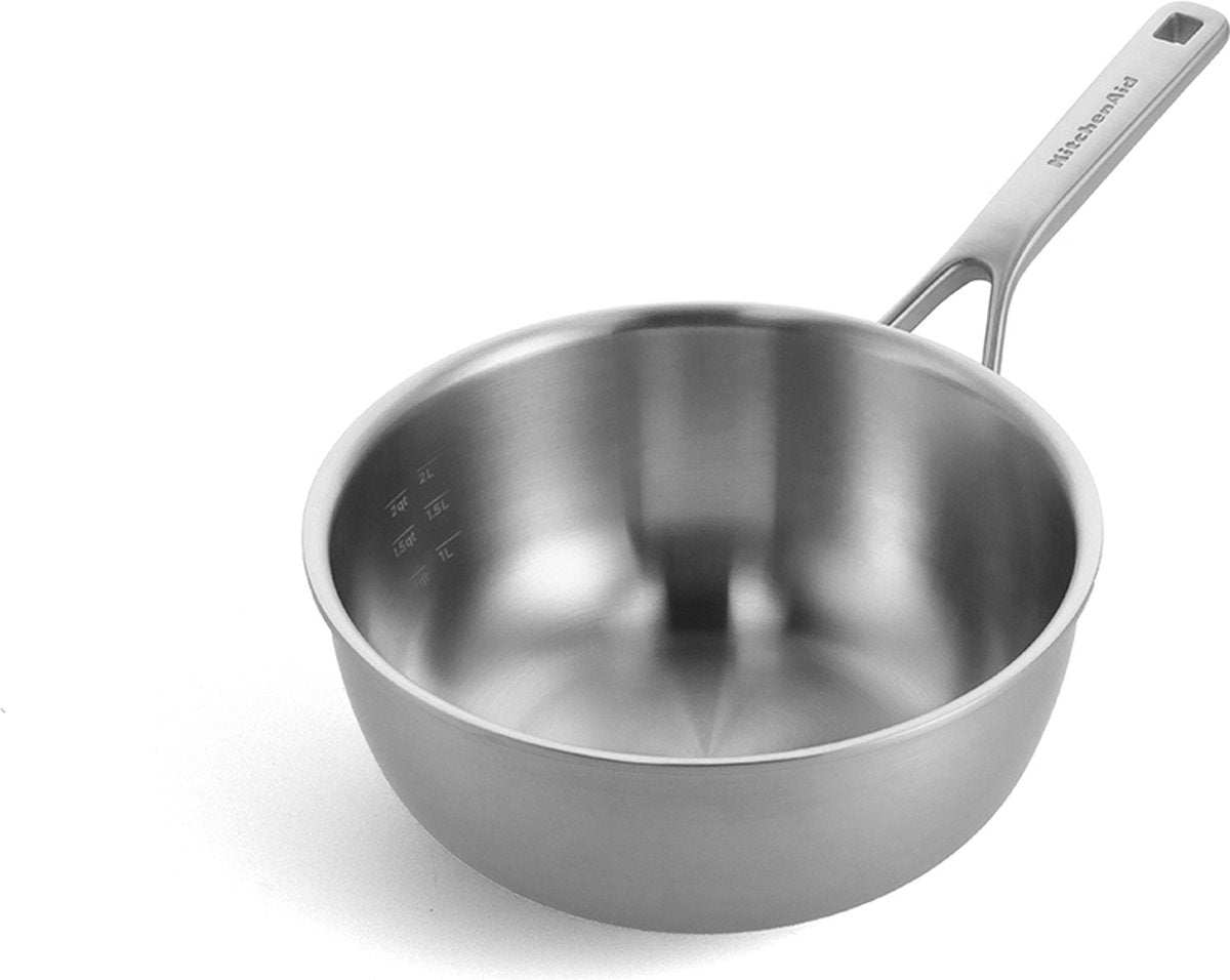 Casserole Kitchenaid - inox multicouche - ø 24 cm 3,7 litres