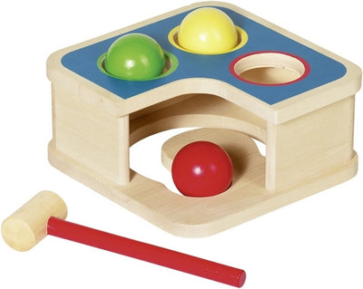 Banc de marteau en bois goki avec balle
