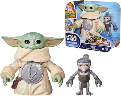 Star Wars Hasbro : Figurine électronique Mandalorian Grogu Huggin' Grogu Anzellan 17 cm