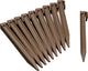 Nature piquets de jardin nature 10 pcs taupe