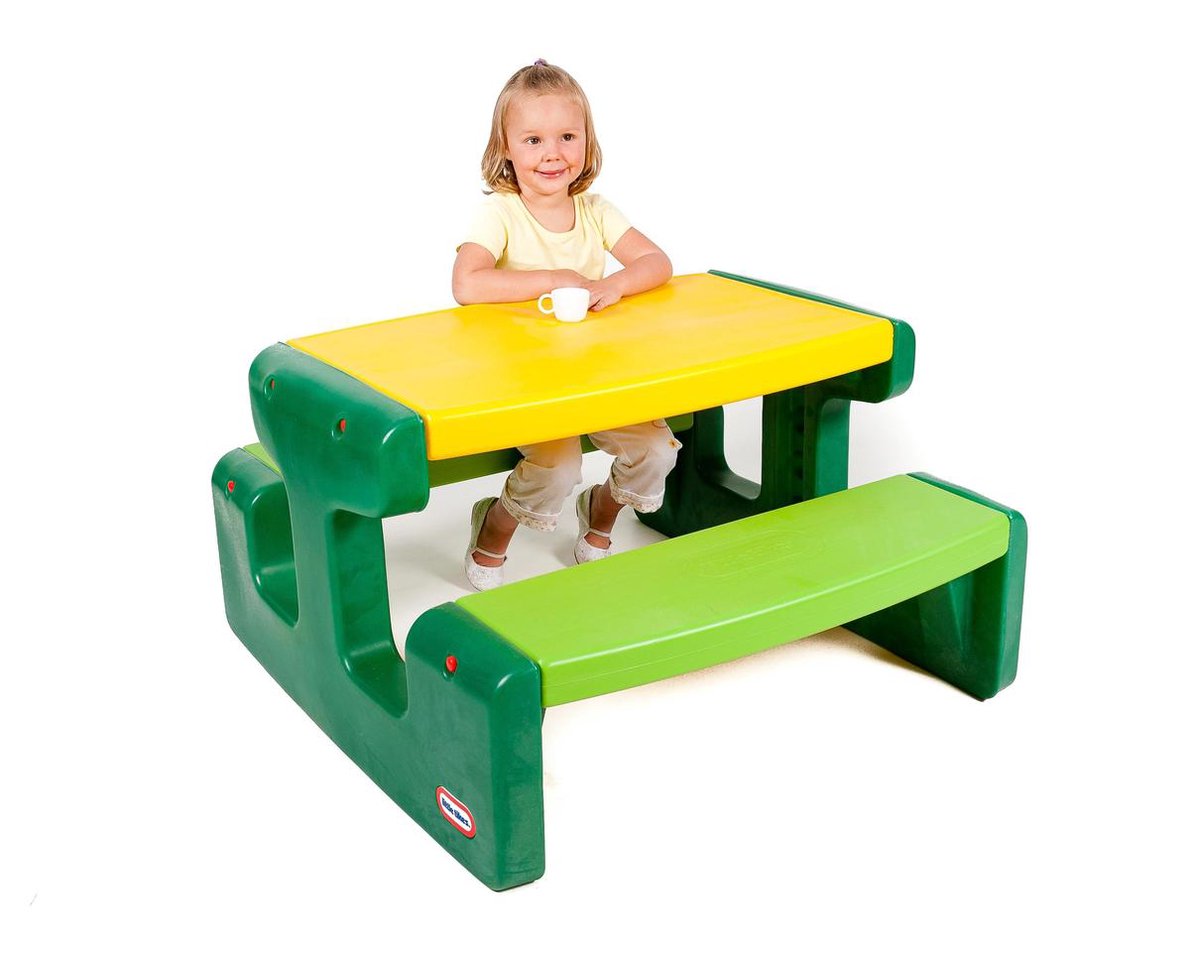Grande table de jeu Little Tikes - table de pique-nique verte