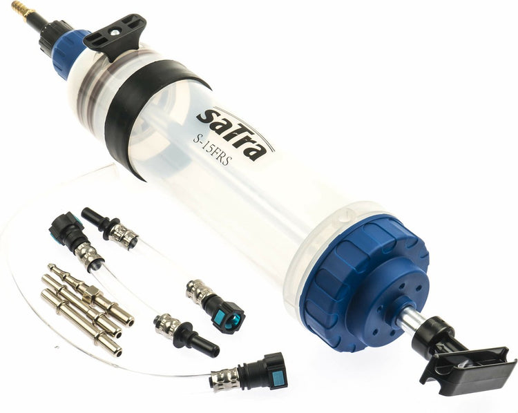 Pompe à siphon de carburant Asta satra - pompe à liquide 1,5 litre - pompe de pulvérisation - seringue à liquide - satra