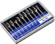 Luwanz Lot de 10 râpes à tige de 3 mm pour sculpture, meulage, polissage, gravure, etc., outils de perçage, adaptés au perçage, outil multifonction (argent)