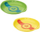 Vaisselle enfant Munchkin - assiettes chaudes blanches sensibles à la chaleur - bols alimentaires - par 2 pièces - à partir de 12 mois - passe au micro-ondes - passe au lave-vaisselle - service de table 2 pièces pour enfants
