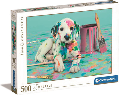 Clementoni - puzzle - 500 pièces - le drôle de Dalmatien - puzzle pour adultes