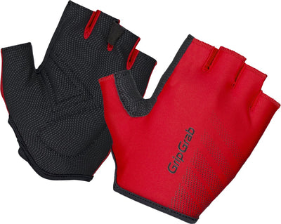 Gripgrab - gants de cyclisme d'été rembourrés à doigts courts avec rembourrage léger - rouge - unisexe - taille XL